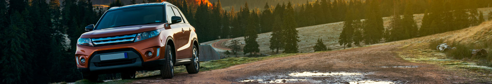 SUV in the mountains